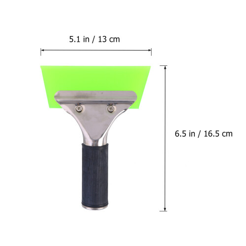 2Pcs Sturdy Green Windshield with Soft Handle for Car and Home 1