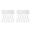 24Pièces Lingettes Mousseline Bébé Peau Sensible Blancs Réutilisables 4