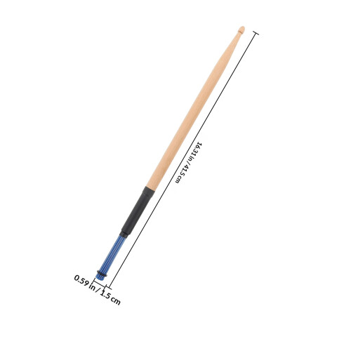 1Pair Wood Drumsticks Ergonomic Handle Durable Drum Sticks 1
