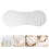 24Pièces Lingettes Mousseline Bébé Peau Sensible Blancs Réutilisables 10