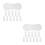 24Pièces Lingettes Mousseline Bébé Peau Sensible Blancs Réutilisables 9