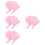 8Pièces Mitaines Rose En Peluche Pour Auto-Bronzant 8