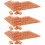 750Pcs Clay Miniature Bricks Chocolate for DIY Wall and Model Decor 11