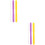 2Sets Practical Baby Teething Rods Supple Molar Teether Toys 6