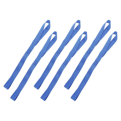 12Pièces Boucles Nylon Bleu Résistantes Pour Transport Et Sécurisation 1