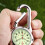 2Pz Orologio A Clip Bianco Resistente Con Luce Notturna 10