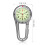 2Pz Orologio A Clip Bianco Resistente Con Luce Notturna 2
