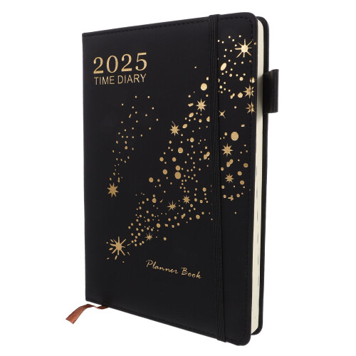 2Pz Agenda 2025 Mensile Settimanale Nero PU Note E Ufficio 2