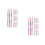 48Pz Con Gomma Tema Uk Flag Premium Legno Per Aula E Ufficio 9