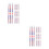 48Pz Con Gomma Tema Uk Flag Premium Legno Per Aula E Ufficio 10