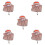 5Pz Cappello Unisex Nylon Uv Leggero E Regolabile 6