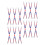48Pz Con Gomma Tema Uk Flag Premium Legno Per Aula E Ufficio 3