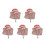 5Pz Cappello Unisex Nylon Uv Leggero E Regolabile 5