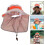 5Pz Cappello Unisex Nylon Uv Leggero E Regolabile 10