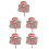 5Pz Cappello Unisex Nylon Uv Leggero E Regolabile 7