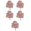 5Pz Cappello Unisex Nylon Uv Leggero E Regolabile 4