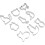 36Pcs Compact Stainless Steel Cat Cookie Cutter DIY Baking Mold Silver 1