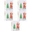 10Sets DIY Embroidery Sewing Bookmark Kit Polyester for Craft Decor 9