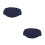 2Pz Materasso Impermeabile Cotone Morbido Navy Home 6