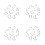 36Pcs Compact Stainless Steel Cat Cookie Cutter DIY Baking Mold Silver 9