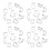 36Pcs Compact Stainless Steel Cat Cookie Cutter DIY Baking Mold Silver 8