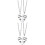 2Set Collana Cuore Cucito Set Laurea 5