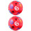 2Pz Palloni Gioco Antiscivolo Per Bambini Rosso Per Sviluppo 5