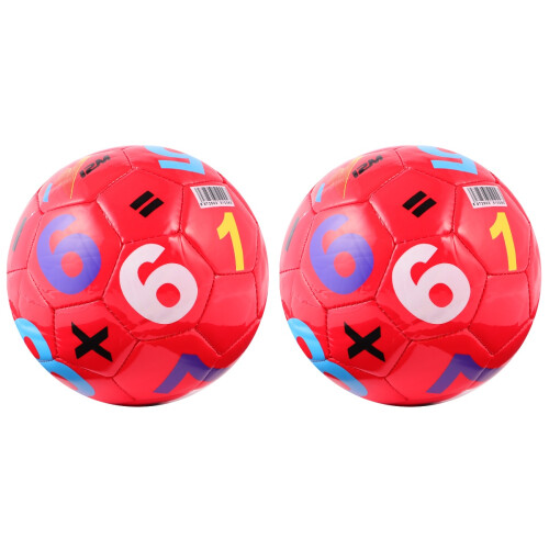 2Pz Palloni Gioco Antiscivolo Per Bambini Rosso Per Sviluppo 1