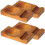 16Pz Bacchette Cucchiaio in Legno Marrone 1