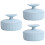3St Make-Upborstel Reinigingsmat Silicone 8