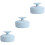 3St Make-Upborstel Reinigingsmat Silicone 7