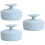 3St Make-Upborstel Reinigingsmat Silicone 9