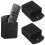 15Pcs Black TV Remote Holder Wall Mount with Pen Storage, Space-Saving 4