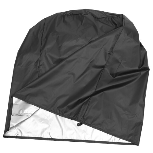 5Pcs Black Polyester Golfs Basket Sleeves Reusable Protective Covers 2