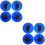 4Paia Marker Calcio PVC Per Allenamento E Precisione 8