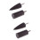 4Pcs Ebony Burnisher Black Electric Polished Head for 7
