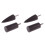 4Pcs Ebony Burnisher Black Electric Polished Head for 2