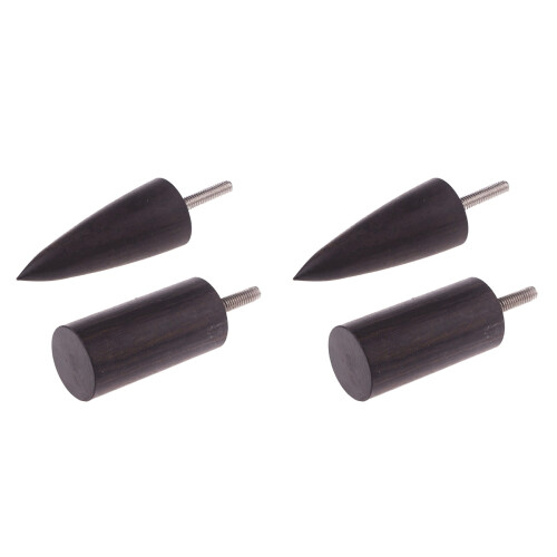 4Pcs Ebony Burnisher Black Electric Polished Head for 1
