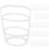 60St Stevige Plastic Infusie Houder Wit Herbruikbare 1