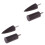 4Pcs Ebony Burnisher Black Electric Polished Head for 3