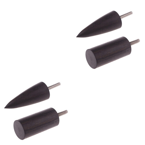 4Pcs Ebony Burnisher Black Electric Polished Head for 2