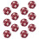 24Pcs Lightweight Plastic Foosballs for Desktop Table Soccer Game Fun 2