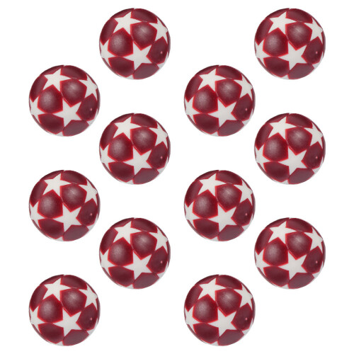 24Pcs Lightweight Plastic Foosballs for Desktop Table Soccer Game Fun 1