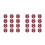 24Pcs Lightweight Plastic Foosballs for Desktop Table Soccer Game Fun 3