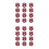 24Pcs Lightweight Plastic Foosballs for Desktop Table Soccer Game Fun 6