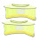 6St Hard Hat Sun Shade Neck Shield Full Rim Lichtgroen 1