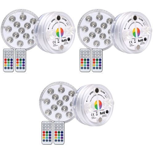 3Pz LED Subacquee in Trasparente Impermeabili 2