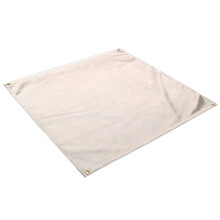 2St Wit Camping Vuurdeken Fiberglass Barbecue Beschermingsmat