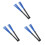 3St Uitschuifbare Nylon Drumsticks Zwart- Voor Rock Jazz 2