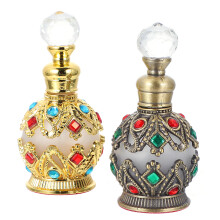 4Szt Szklane Butelki Na Perfumy Puste Z Diamentowym Akcentem